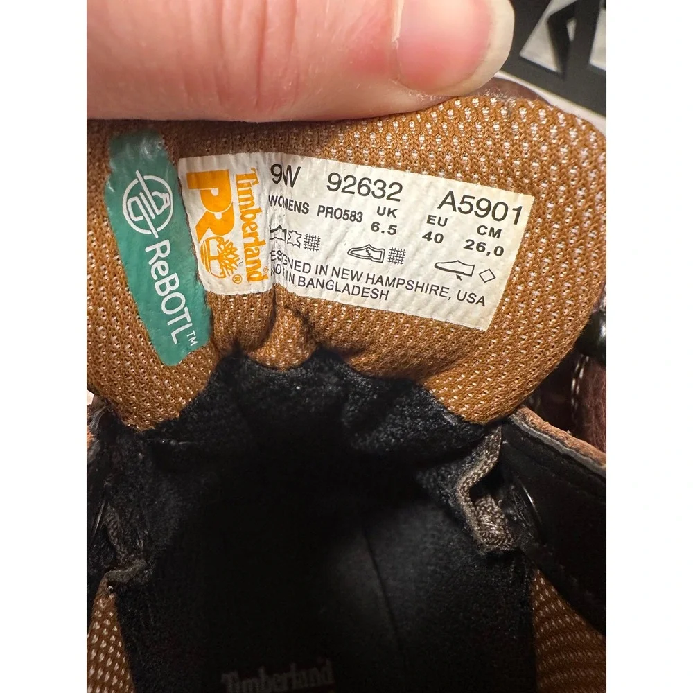 Timberland PRO Waterproof Puncture Resistant Alloy Toe Work Boots‎ Women's 9W